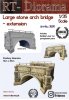 RT-Diorama 35011 Large Stone arch bridge - extension 1/35